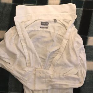 White Micheal kors long sleeve shirt